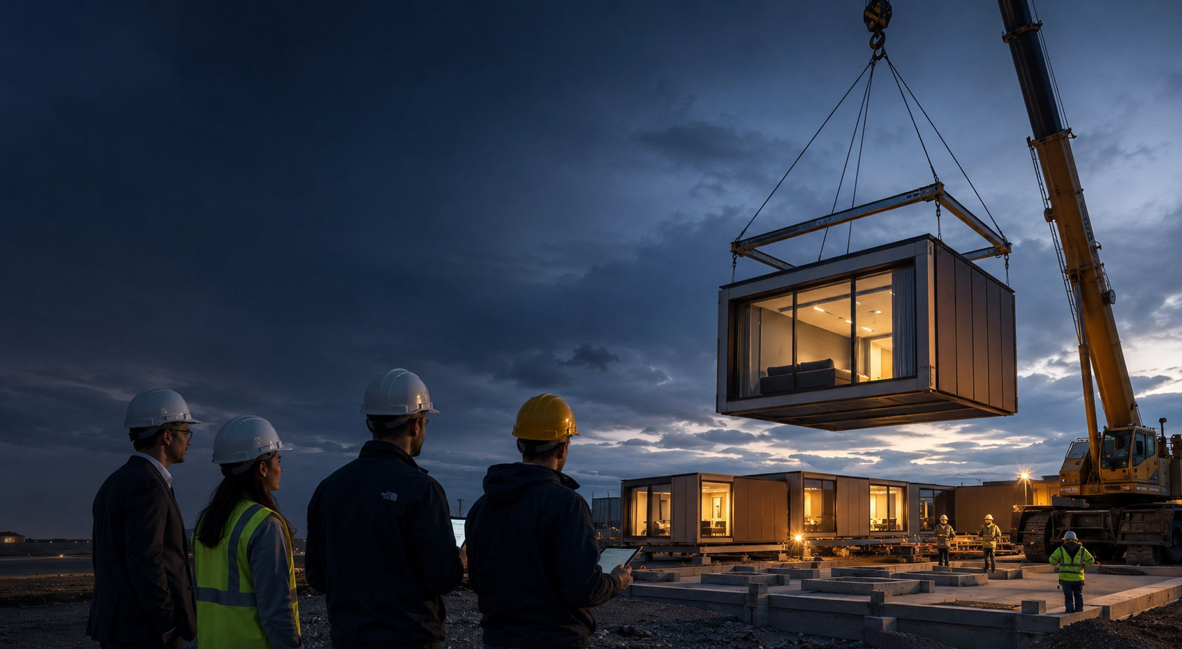 Modular unit lifting